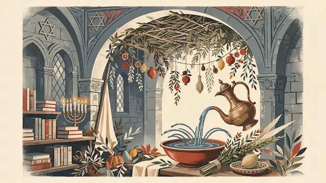 Joyous Sukkot Celebration Held by Rabbi Chaim Yosef Biderman