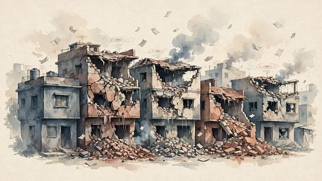 Significant Gaza Strikes Damage Buildings After Evacuation Warnings