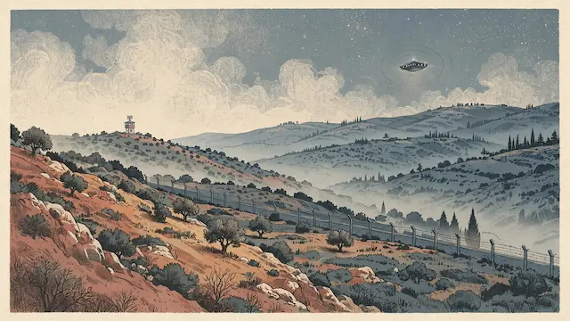 דובר צה"ל: בהמשך להתרעה שהופעלה בשעה 19:57 בערב אל עראמשה, תצפיות צה״ל זיהו עצם אווירי בלתי מזוהה במרחב הגבול עם לבנון.