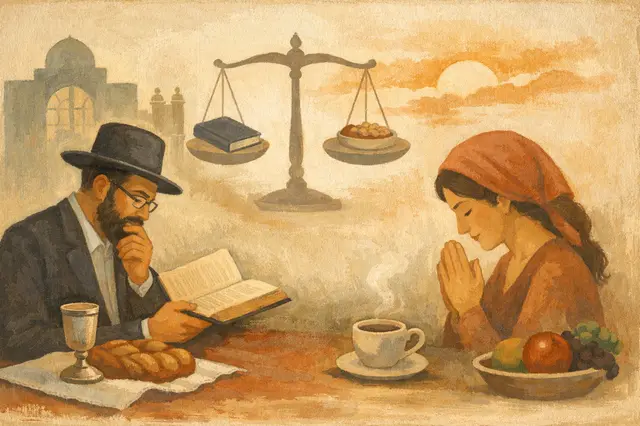 Rabbi Yaakov Sinai examines whether women may eat before Saturday morning kiddush