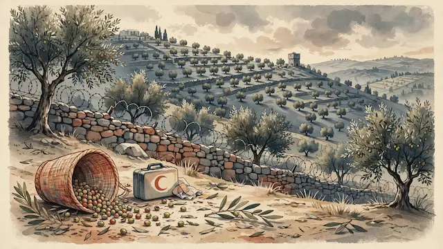 Settler Violence Escalates During Olive Harvest in West Bank