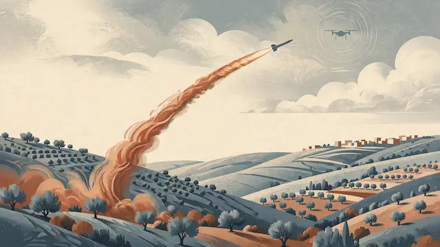 Israel Fires Interceptor at Suspected Drone Over Southern Lebanon
