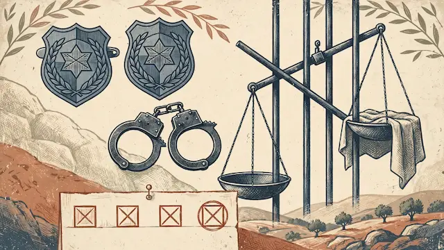 מעצר שני פעילי ביטחון בשומרון בחשד לתקיפת פלסטינים