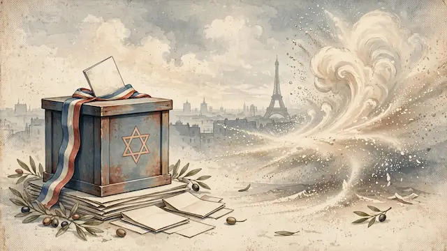 French Jewish Candidate Wins Primary, Faces Flour Attack