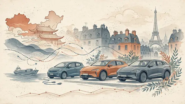 Chinese Carmakers Eye European Market at Paris Auto Show