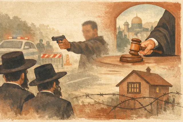 Jerusalem Court Releases Suspect Seen Brandishing Gun at Haredi Protesters to House Arrest