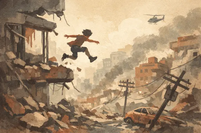 Shocking Venezuela Earthquake Footage Captures a Child's Acrobatic Escape