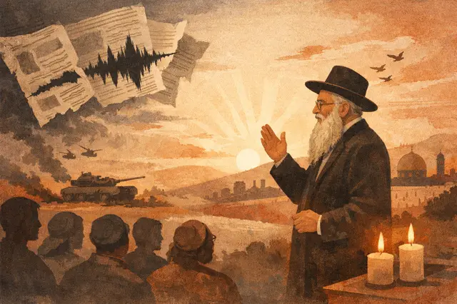 Rabbi Shmuel Eliyahu Rejects Wartime Pessimism, Urges Israelis to Ignore the Media