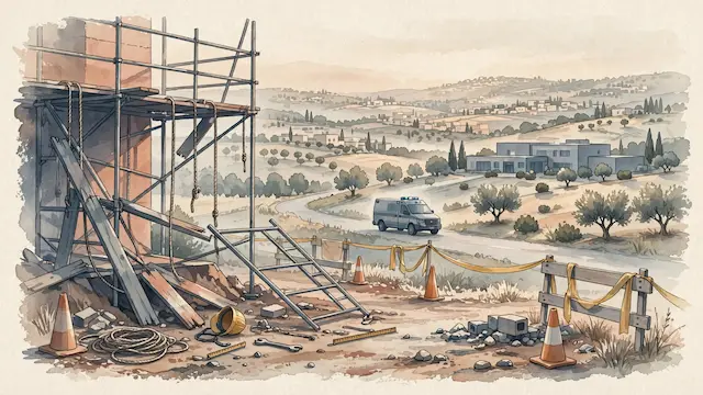 Man Injured in Construction Site Fall in Migdal HaEmek