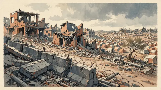 Gaza's Ceasefire Anniversary Marked by Ongoing Ruin and Discontent
