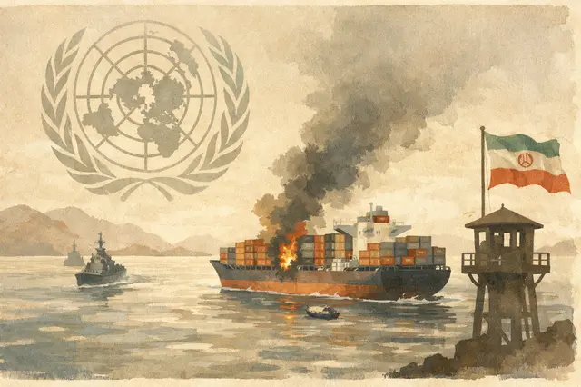 UN Pauses Hormuz Escort Operation After Attack on Singaporean Cargo Ship