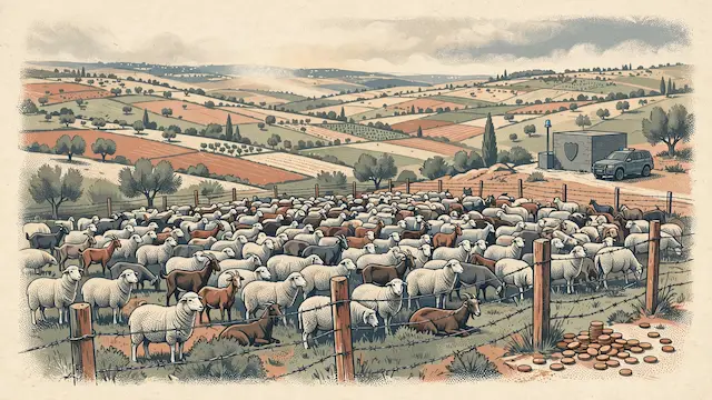Israeli Police Fine Shepherd 100,000 Shekels for Grazing on Agricultural Land