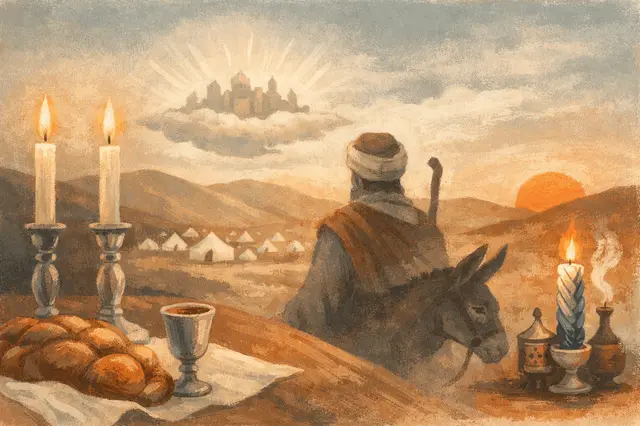 Shabbat candle-lighting and ending times for Parashat Balak