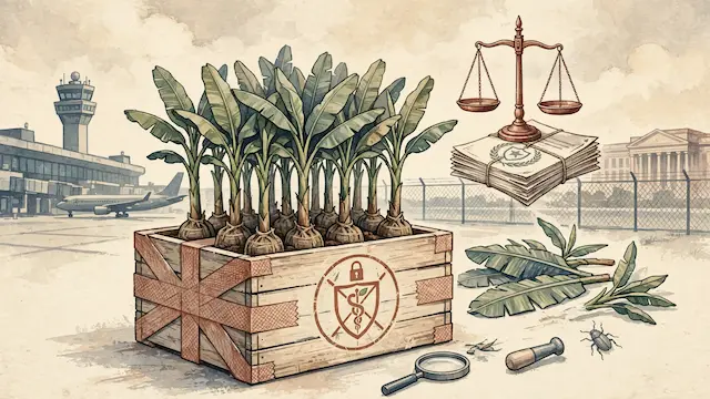 Doctor Arrested at Ben Airport With 300 Banana Saplings