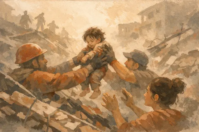 Toddler Rescued Alive from Venezuelan Earthquake Rubble in Emotional Scene