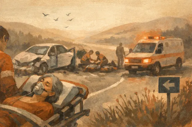 Woman Seriously Hurt in Two-Car Crash in the Upper Galilee