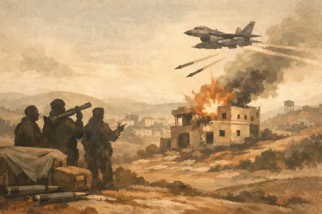 Israeli Air Force Kills Seven Hezbollah Operatives in Southern Lebanon