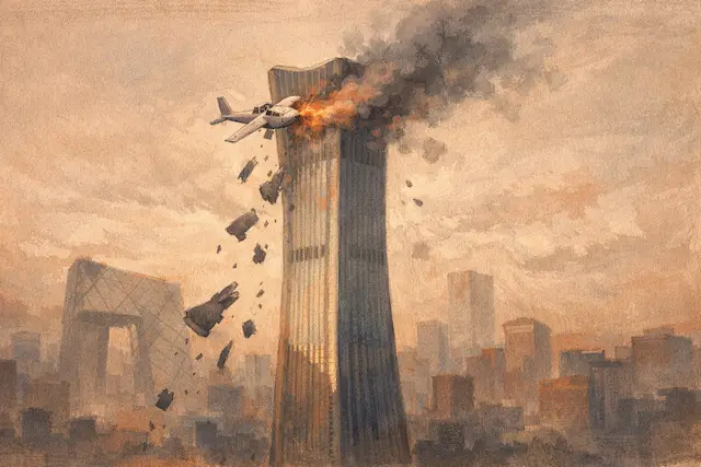 Light Aircraft Strikes Beijing's Tallest Skyscraper