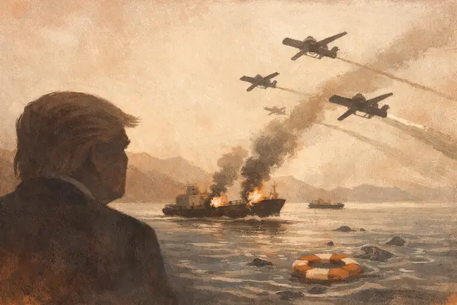 Trump Says Iran Violated Ceasefire With Drone Launch in the Strait of Hormuz
