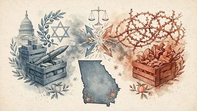 Georgia Senate Candidates Clash Over Israel, White Nationalism