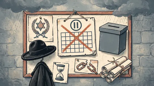 IDF Ultra-Orthodox Draft Dodger Arrest Operation Canceled Last Minute