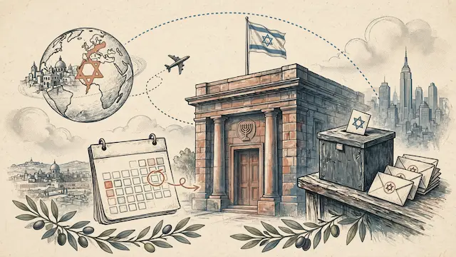 Overseas Voting Begins Two Weeks Before Israeli Election