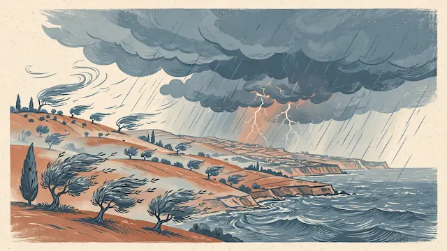 Cooler Weekend Ahead With Rain and Strong Winds Expected
