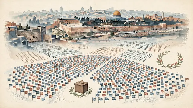 Noam Party Rallies 3,500 Activists in Jerusalem Ahead of Elections