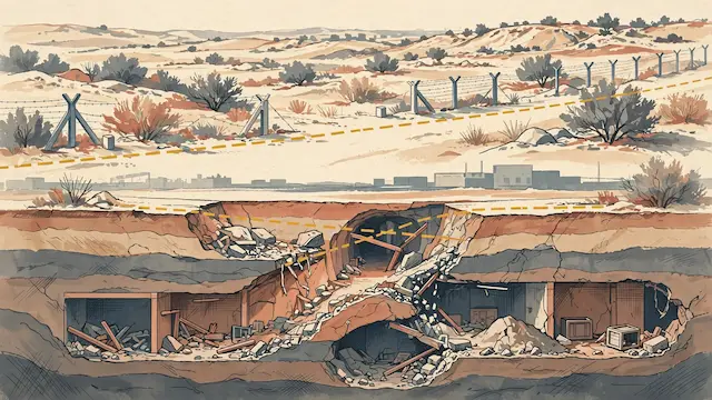 IDF Dismantles 1.5km Hamas Tunnel Crossing Gaza's 'Yellow Line'