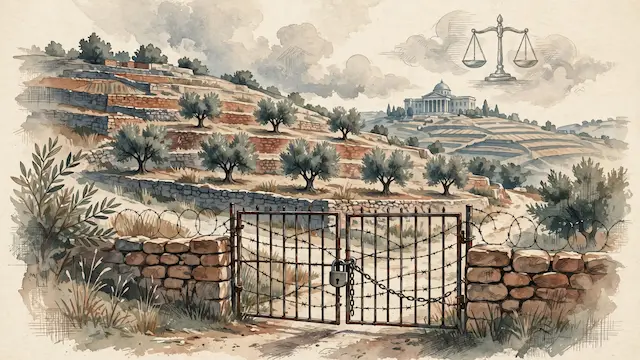 Palestinian Farmers Sue for Access to West Bank Land Blocked by Military and Settlers