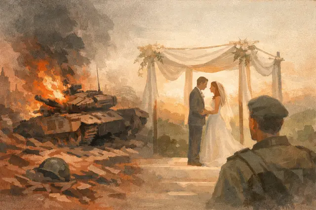From a Burning Tank in Shuja'iyya to the Wedding Chuppah