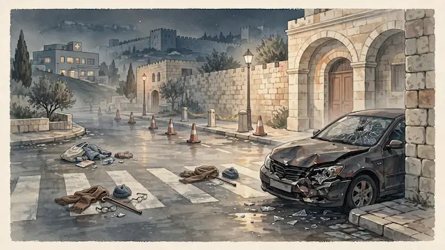 Two Pedestrians Critically Injured in Jerusalem Car Accident