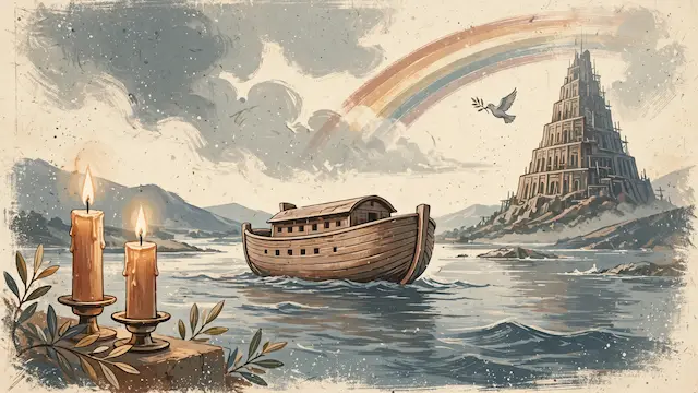 Shabbat Candle Lighting Times for Parshat Noah