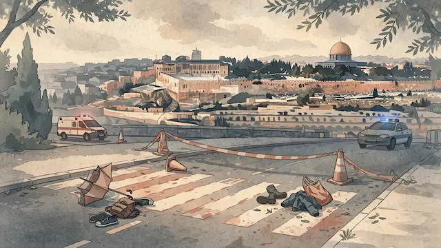 Two Pedestrians Struck by Vehicle in Jerusalem, One Critically Injured