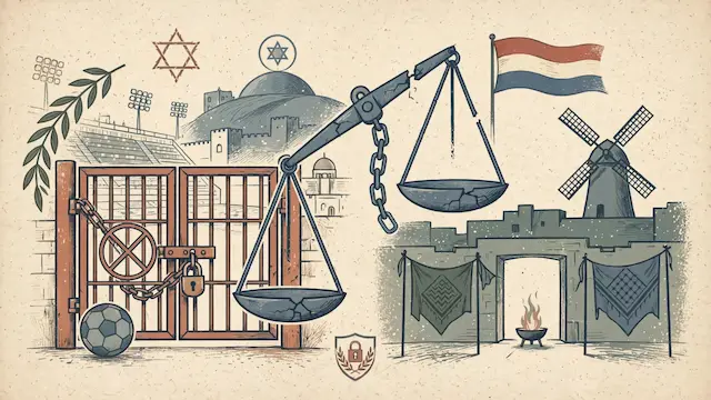 Israel Slams Netherlands for Banning Fans While Allowing Pro-Hamas Rally