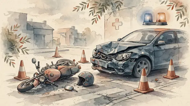 Motorcyclist Critically Injured in Afule Traffic Accident