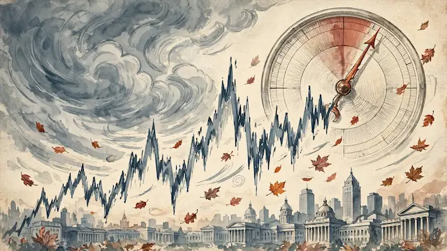 Wall Street Traders Bet on Volatile November as Fear Gauge Surges