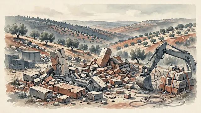 IDF Dismantles Terrorist Monuments in West Bank Operations