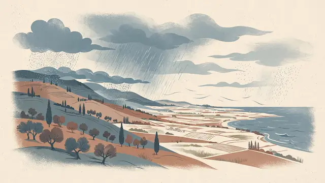 Northern Israel and Coastal Plain to See Scattered Showers, Cooler Temperatures
