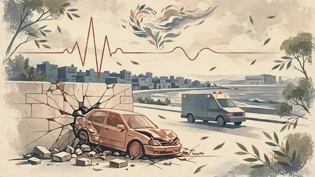 Driver Critically Injured After Collapsing at Wheel in Bat Yam