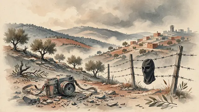 Settlers Attack Foreign Journalists During Palestinian Olive Harvest