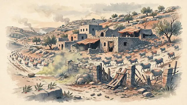Settlers Attack Palestinian Village, Injuring Three and Stealing Hundreds of Sheep