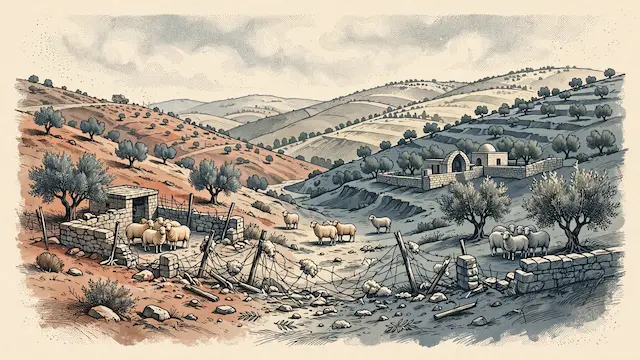 Settlers and Palestinians Clash in Southern Hebron Hills Over Stolen Livestock
