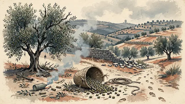 Palestinian Olive Harvest Season Marred by Attacks in West Bank