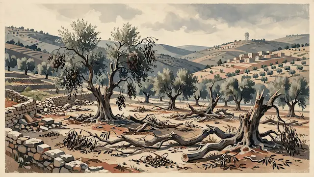 West Bank Agriculture Suffers Over $1 Million in Losses Amid Settler Violence