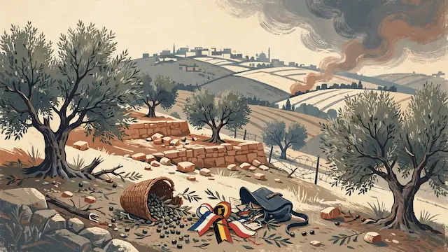 Settlers Attack European Diplomats During Olive Harvest Near Ramallah