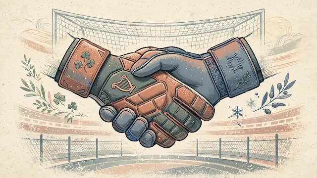 Irish Goalkeeper Who Boycotted Israel Shakes Hands With Israeli Player