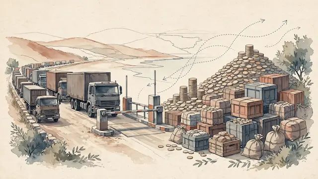 Hamas Generates $820 Million Annually From Gaza Truck Tariffs