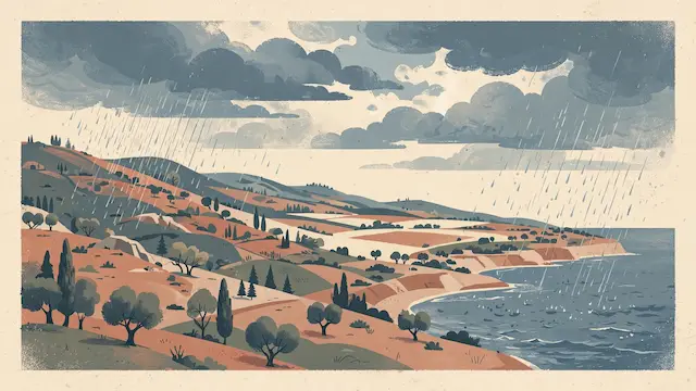 Cooler Than Average Weather, Local Rains Expected Across Israel