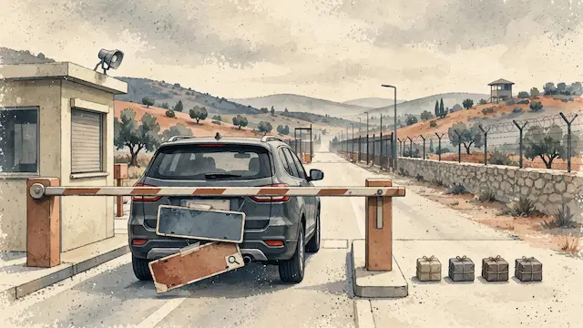 Four Illegal Entrants Caught Hiding in Vehicle Trunk Near Jerusalem